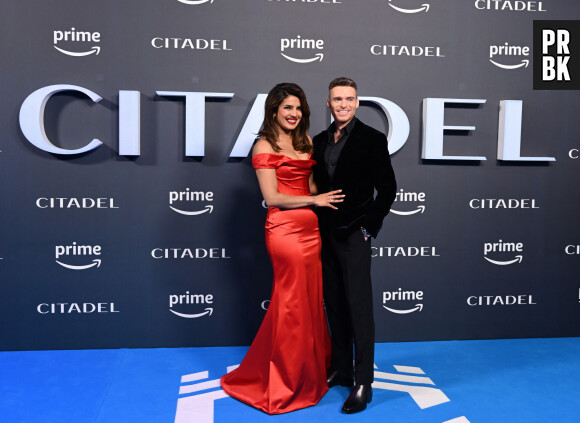 Richard Madden et Priyanka Chopra-Jonas à la première du film "Citadel" à Londres, le 18 avril 2023.



