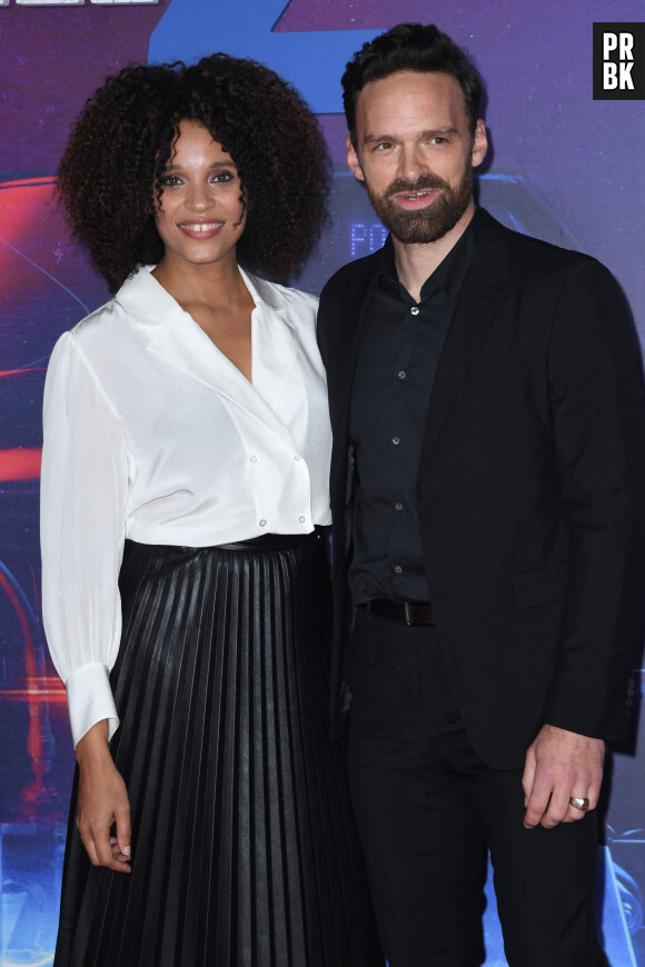 Stéfi Celma et Alban Lenoir - Avant-première du film Netflix "Balle Perdue 2" au cinéma MK2 Bibliothèque à Paris le 3 novembre 2022. © Giancarlo Gorassini/Bestimage 