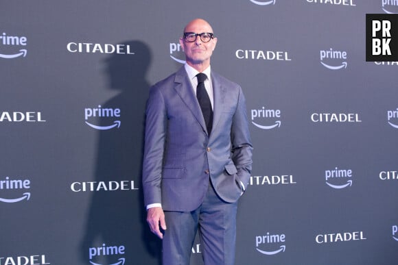 Stanley Tucci à la première de la série "Citadel" à Rome, le 21 avril 2023.  Celebrities at the premiere of "Citadel" in Rome. April 21st, 2023. 