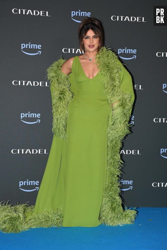 Priyanka Chopra Jonas à la première de la série "Citadel" à Rome, le 21 avril 2023.  Celebrities at the premiere of "Citadel" in Rome. April 21st, 2023. 