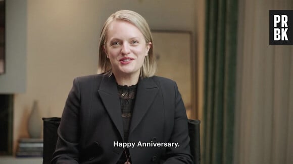 Elisabeth Moss - Les célébrités souhaitent à "Hulu" un joyeux 15ème anniversaire. 