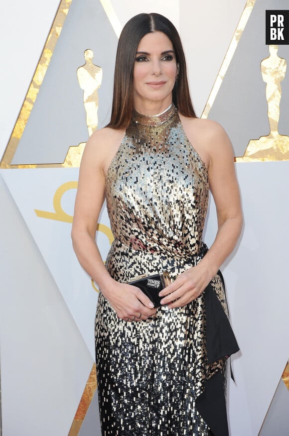 Sandra Bullock - Arrivées - 90ème cérémonie des Oscars 2018 au théâtre Dolby à Los Angeles, le 4 mars 2018.