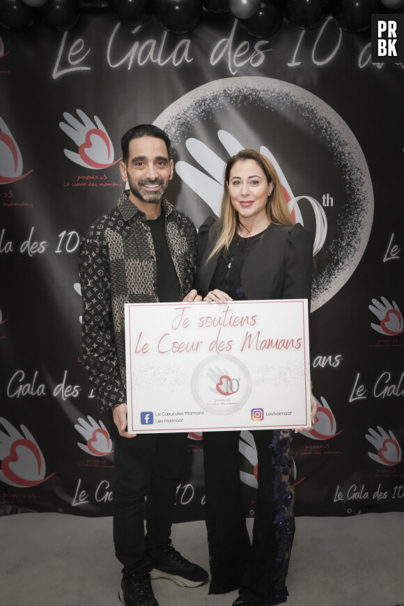 Magali Berdah et son mari lors de la 10ème édition du gala de l'association "Le Coeur des Mamans"à Paris, le 5 février 2023. © Jack Tribeca/Bestimage