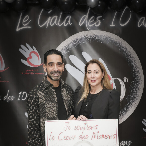 Magali Berdah et son mari lors de la 10ème édition du gala de l'association "Le Coeur des Mamans"à Paris, le 5 février 2023. © Jack Tribeca/Bestimage