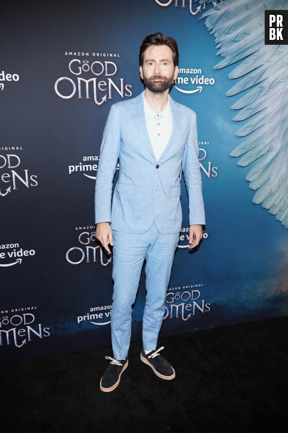 David Tennant - Les acteurs lors de la première Amazon Prime de la série 'Good Omens' à New York, le 24 mai 2019.