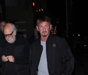 Exclusif - Sean Penn est allé dîner avec des amis au restaurant Giorgio Baldi à Santa Monica. Le 4 février 2023  Santa Monica, CA
