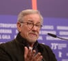 Steven Spielberg lors de la onférence de presse du film "The Fabelmans" lors de la 73ème édition du festival international du film de Berlin (La Berlinale 2023), à Berlin, Royaume Uni, le 21 février 2023. Un Ours d'honneur lui sera remis pour l'ensemble de sa carrière. 