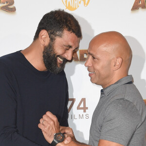 Ramzy Bedia et Eric Judor lors de l'avant-première du film "Alad'2" au cinéma le grand Rex à Paris le 21 septembre 2018. © Guirec Coadic/Bestimage