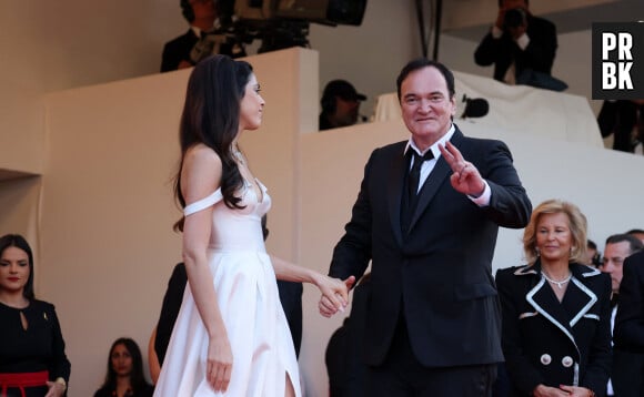 "Ca n'existe pas", "Ca suffit" : Quentin Tarantino a toujours une dent contre Netflix (et les autres)
Quentin Tarantino et sa femme Daniella Pick - Montée des marches du film « Elémentaire » pour la cérémonie de clôture du 76ème Festival International du Film de Cannes, au Palais des Festivals à Cannes. Le 27 mai 2023 © Jacovides-Moreau / Bestimage  