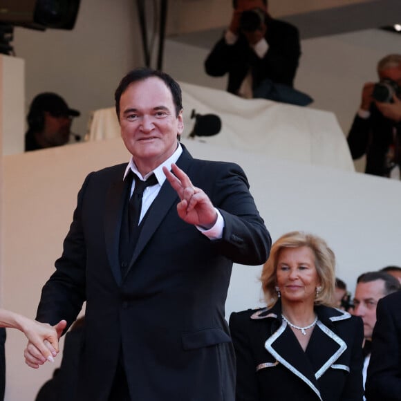 "Ca n'existe pas", "Ca suffit" : Quentin Tarantino a toujours une dent contre Netflix (et les autres)
Quentin Tarantino et sa femme Daniella Pick - Montée des marches du film « Elémentaire » pour la cérémonie de clôture du 76ème Festival International du Film de Cannes, au Palais des Festivals à Cannes. Le 27 mai 2023 © Jacovides-Moreau / Bestimage  