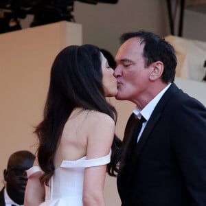 Quentin Tarantino et sa femme Daniella Pick - Montée des marches du film « Elémentaire » pour la cérémonie de clôture du 76ème Festival International du Film de Cannes, au Palais des Festivals à Cannes. Le 27 mai 2023 © Jacovides-Moreau / Bestimage 