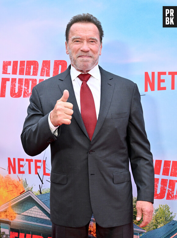 Arnold Schwarzenegger à la première du film "Fubar" à Los Angeles, le 22 mai 2023. Celebrities at the premiere of "Fubar" in Los Angeles. May 22nd, 2023.