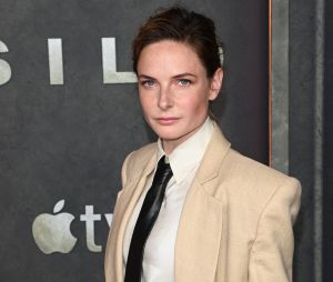 Rebecca Ferguson à la première du film "Silo" à Londres, le 25 avril 2023.  Celebrities at the premiere of "Silo" in London. April 25th, 2023. 