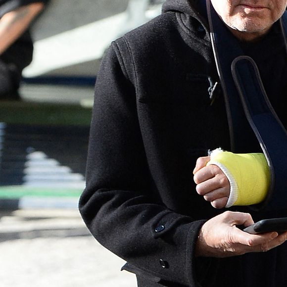 Laurent Ruquier aux funérailles de Marie Laforêt. Photo by ABACAPRESS.COM