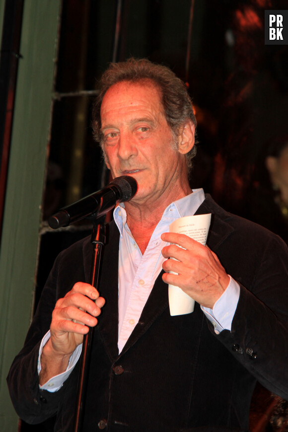 Vincent Lindon (prix "artiste de l'année") lors de la première édition de "La nuit des artistes" à l'initiative de l'ADAMI au Pachamama à Paris le 27 mars 2023. © Philippe Baldini / Bestimage 