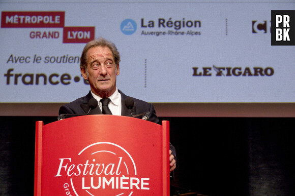 Vincent Lindon - Tim Burton a reçu le prix Lumière 2022 lors de la 14ème Edition du festival du cinéma Lumière Film Festival à Lyon. Le 21 octobre 2022 © Pascal Fayolle / Bestimage 