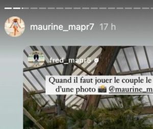 Maurine s'affiche très proche de Frédéric