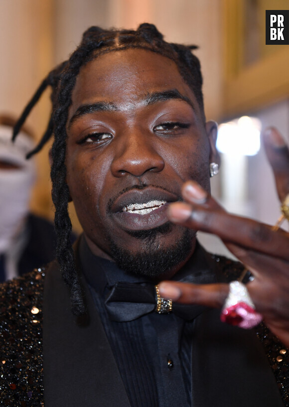 Gazo - Photocall de la première cérémonie des Flammes, dédiée au rap au Théâtre du Châtelet à Paris. Le 11 mai 2023 © Veeren / Bestimage