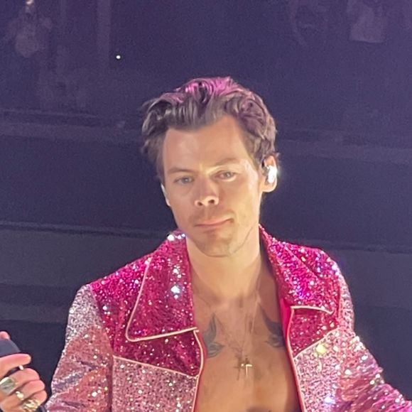 Exclusif - Harry Styles fête son 29ème anniversaire lors de son dernier jour de sa tournée mondiale "Love On Tour " à Palm Springs, Los Angeles, Californie, Etats-Unis, le 1er février 2023.