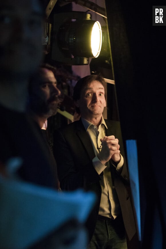 Pierre Palmade - Backstage de l'enregistrement de l'émission "On se refait Palmade" au Théâtre de Paris, qui sera diffusée le 16 juin sur France 3, le 22 mai 2017