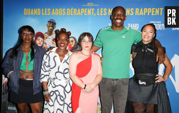 Claudia Tagbo, Sophie-Marie Larrouy, Jean-Pascal Zadi et Zaho - Avant-première du film "Yo Mama" à UGC Bercy à Paris le 27 juin 2023. © Coadic Guirec/Bestimage 