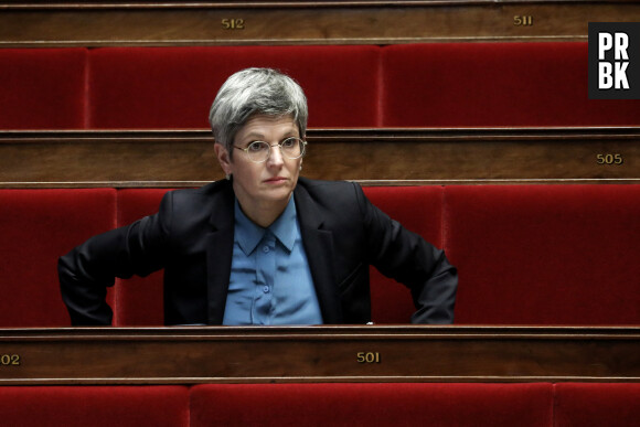 Sandrine Rousseau, députée EELV - Séance de questions au gouvernement à l'Assemblée Nationale, Paris, le 6 décembre 2022. © Stéphane Lemouton / Bestimage
