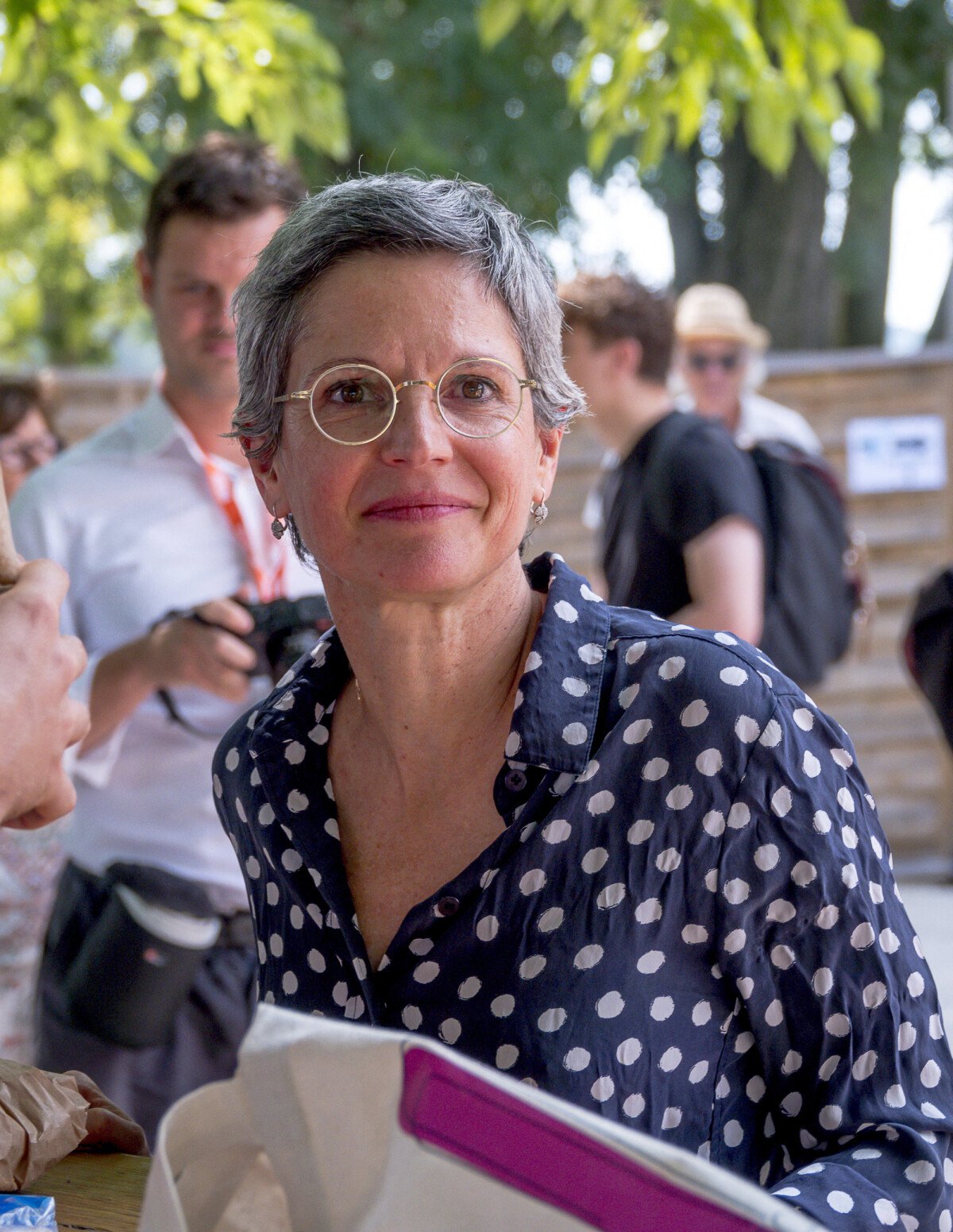 Photo : Sandrine Rousseau - Conférence de presse pendant l'université d ...