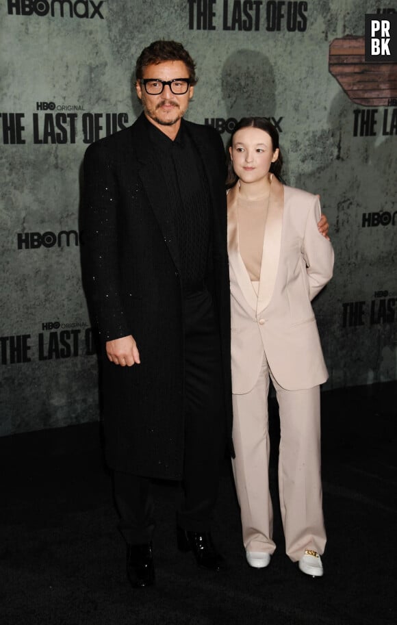 Pedro Pascal, Bella Ramsey à la première de la série "The Last of Us" de HBO au Regency Village à Los Angeles le 9 janvier 2023.