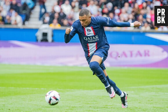 Kylian Mbappe lors de Paris SG - FC Lorient (1-3) au Parc des Princes. © Baptiste Autissier / Panoramic / Bestimage