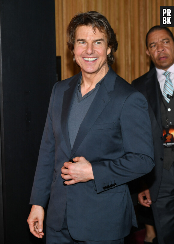 Tom Cruise at the premiere of 'Mission: Impossible - Dead Reckoning Part One' on July 10, 2023 in New York City.