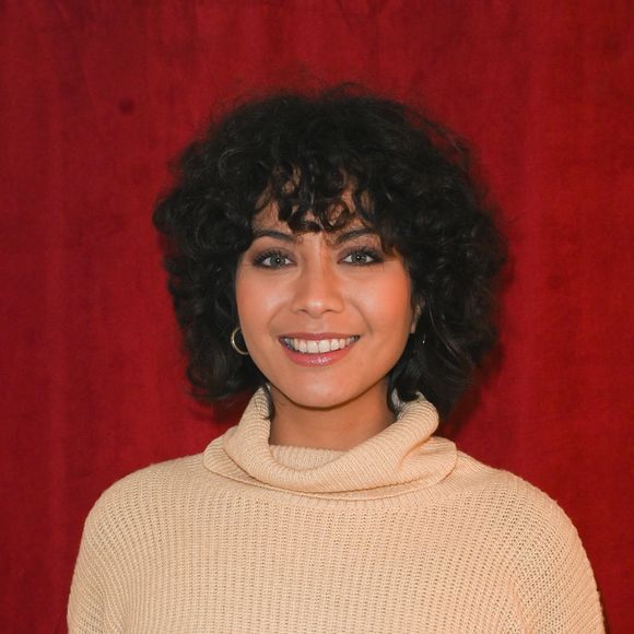 Vaimalama Chaves (Miss France 2019) - Enregistrement de l'émission "Esprit dog christmas show" pour la chaîne YouTube au théâtre du Gymnase Marie Bell à Paris le 19 décembre 2022. © Coadic Guirec/Bestimage