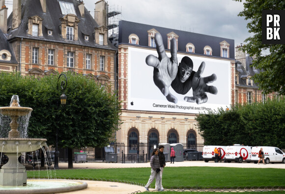 La photo de Cameron Woki pour Apple et la campagne "Photographié avec l'iPhone" dans Paris