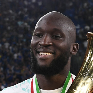 Romelu Lukaku - L'Inter de Milan remporte la Coupe d'Italie 2023 face à la Fiorentina (2-1). Rome, le 24 mai 2023.  Inter Milan won the 2023 Italian Cup against Fiorentina (2-1). Rome, May 24, 2023. 