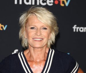 Sophie Davant au photocall pour la conférence de presse de rentrée de France TV à la Grande Halle de la Villette à Paris, France, le 11 juillet 2023. © Coadic Guirec/Bestimage 