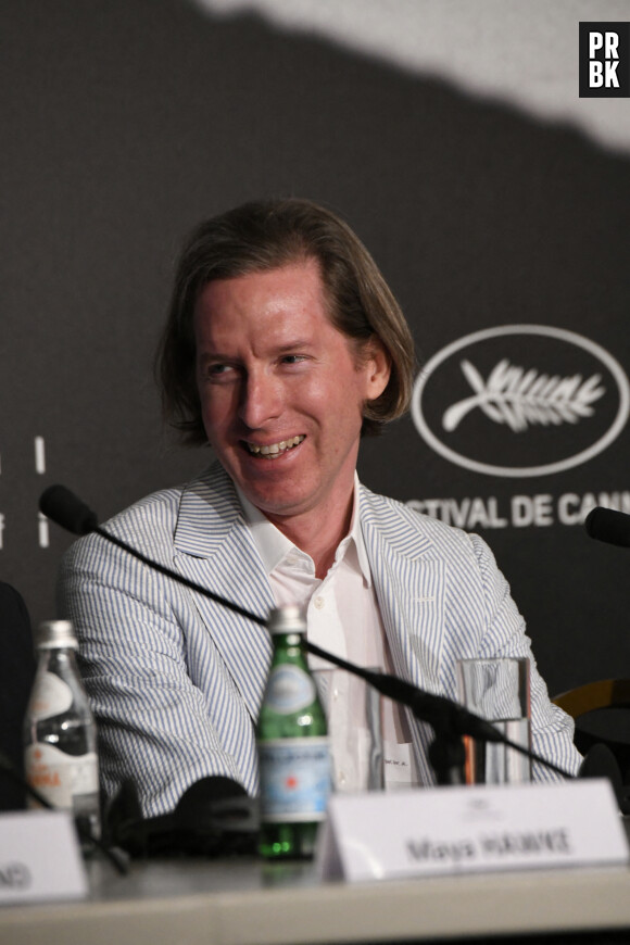 Wes Anderson à la conférence de presse du film "Asteroid City" lors de la 76ème édition du festival international du film de Cannes le 24 mai 2023. © Pool Cannes / Bestimage 