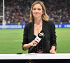 Isabelle Ithurburu (journaliste TF1) - RUGBY : France vs Ecosse (30-27) - Match préparatif pour la coupe du monde 2023 à Saint-Étienne le 12 août 2023. © Frédéric Chambert / Panoramic / Bestimage