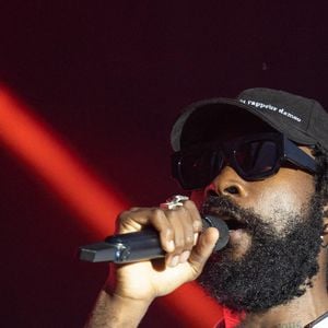 Damso en concert lors du Festival Solidays 2022 à l'hippodrome ParisLongchamp le 25 juin 2022. © Jeremy Melloul/Bestimage
