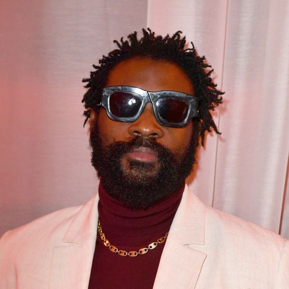 Damso - Photocall en front row du défilé "Le Raphia" de la maison Jacquemus au Bourget le 12 décembre 2022. © Veeren / Clovis / Bestimage