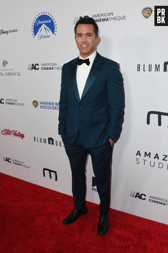 Rob McElhenney au photocall de la cérémonie des "36th Annual American Cinematheque Awards" en l'honneur de Ryan Reynolds à Los Angeles, le 17 novembre 2022.