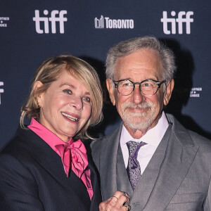 Kate Capshaw, Steven Spielberg au photocall du film "Sidney" lors de la 47ème édition du Festival International du Film de Toronto (TIFF), le 10 septembre 2022.