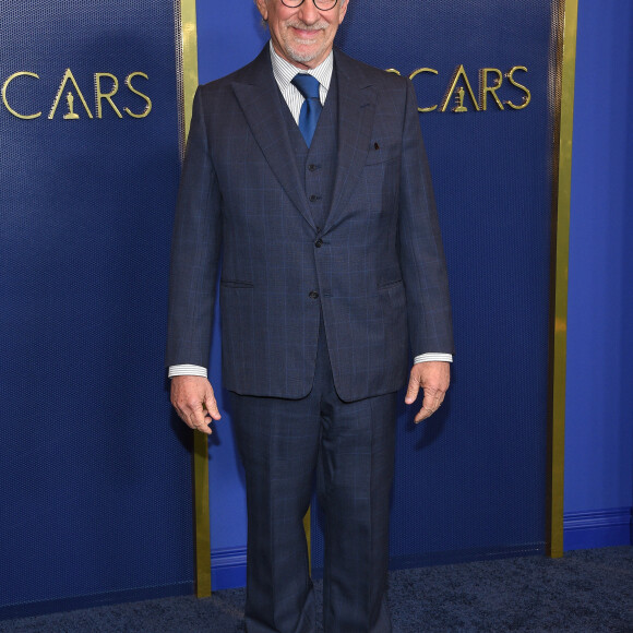 Steven Spielberg au photocall du dîner des nominés de la 94ème édition des Oscar à Los Angeles, le 7 mars 2022. © Lisa O'Connor/Zuma Press/Bestimage