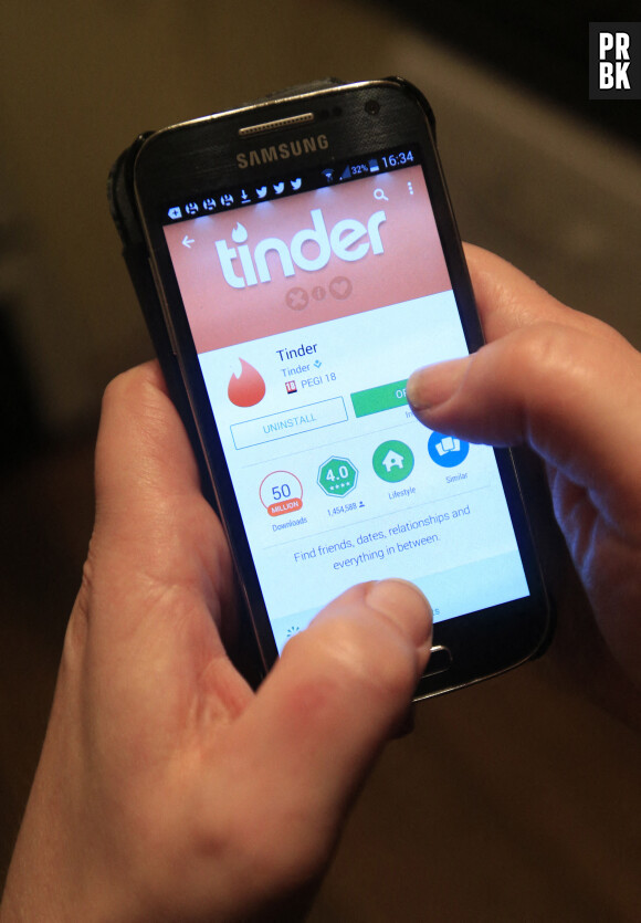 EMBARGOED TO 0001 FRIDAY JANUARY 21 File photo dated 26/12/15 of the dating app Tinder who is charging young gay and lesbian users and people over 30 more for its premium service Photo credit should read: Jonathan Brady/PA Wire.