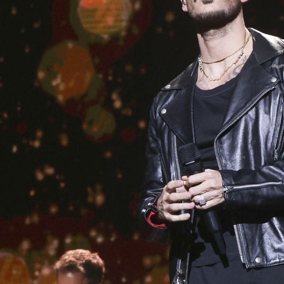 Exclusif - M. Pokora (Matt Pokora) - Enregistrement du grand concert caritatif "Tous avec le Maroc" au Dôme de Paris, diffusée en direct sur M6 le 13 septembre 2023 © Jack Tribeca / Bestimage
