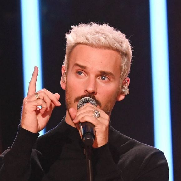 M. Pokora - Les personnalités se mobilisent lors de la 36ème édition du Téléthon sur le plateau de France 2, avec pour parrain K.Adams, le 3 décembre 2022. © Coadic GUIREC / Bestimage
