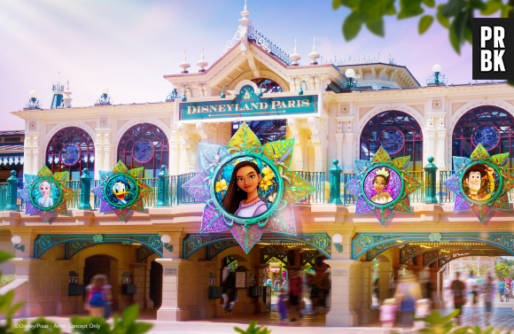 Disneyland Paris a confié sa déco d'hiver à Clochette et Cristalline