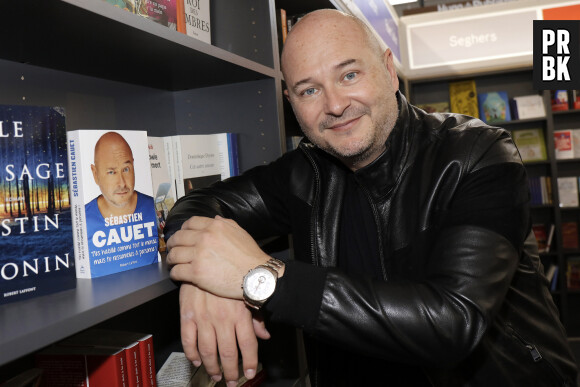 Sébastien Cauet au salon du livre de Paris le 16 mars 2019. © Cédric Perrin/Bestimage