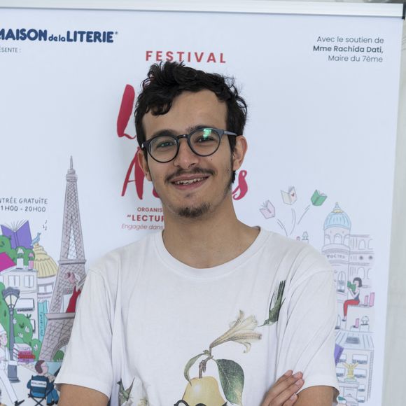 Exclusif - Paul El Kharrat - Festival des Livres et des Artistes organisé par l'association "Lecture pour Tous" engagée dans la lutte contre l'illettrisme au Mail Branly à Paris le 3 juillet 2022. © Pierre Perusseau / Jack Tribeca / Bestimage