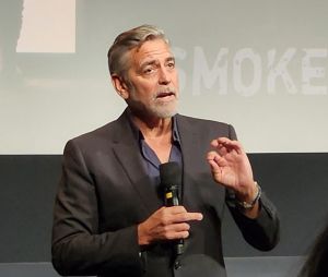 Beverly Hills, CA - Celebrities attend the Amazon MGM Studios Los Angeles premiere of "The Boys in the Boat" at the Samuel Goldwyn Theater in Beverly Hills. Pictured: George Clooney 