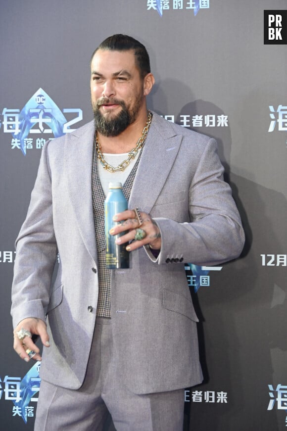 December 14, 2023, Shanghai, Shanghai, China: On December 9, 2023, Jason Momoa on their new film ''Aquaman and the Lost Kingdom'' promotion event in Shanghai. © SIPA Asia / Zuma Press / Bestimage  