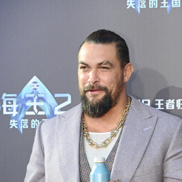 December 14, 2023, Shanghai, Shanghai, China: On December 9, 2023, Jason Momoa on their new film ''Aquaman and the Lost Kingdom'' promotion event in Shanghai. © SIPA Asia / Zuma Press / Bestimage  